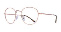 Copper Ray-Ban RB3582V Round Glasses - Angle