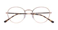 Copper Ray-Ban RB3582V Round Glasses - Flat-lay