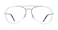 Silver Ray-Ban RB3625V Aviator Glasses - Front