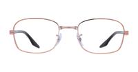 Copper Ray-Ban RB3690V Oval Glasses - Front