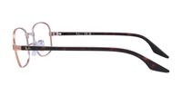 Copper Ray-Ban RB3690V Oval Glasses - Side