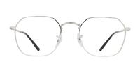Silver Ray-Ban RB3694V Rectangle Glasses - Front
