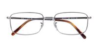 Gunmetal Ray-Ban RB3717V Rectangle Glasses - Flat-lay