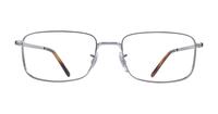 Gunmetal Ray-Ban RB3717V Rectangle Glasses - Front