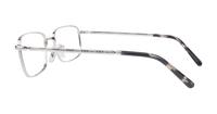 Silver Ray-Ban RB3717V Rectangle Glasses - Side