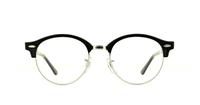 Black/Silver Ray-Ban RB4246V Round Glasses - Front