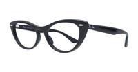 Black Ray-Ban RB4314V-51 Cat-eye Glasses - Angle