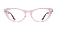 Shiny Pink Ray-Ban RB4314V-51 Cat-eye Glasses - Front