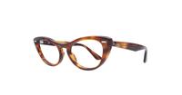 Red Ray-Ban RB4314V-54 Cat-eye Glasses - Angle