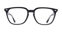 Black Transparent Ray-Ban RB4362V Square Glasses - Front