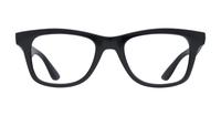 Shiny Black Ray-Ban RB4640V Square Glasses - Front
