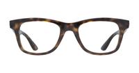 Shiny Havana Ray-Ban RB4640V Square Glasses - Front