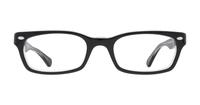 Black Transparent Ray-Ban RB5150 Rectangle Glasses - Front