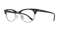 Dark Havana Ray-Ban RB5154-49 Clubmaster Glasses - Angle