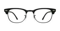 Matte Black Ray-Ban RB5154-49 Clubmaster Glasses - Front