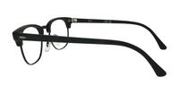 Matte Black Ray-Ban RB5154-49 Clubmaster Glasses - Side