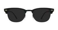 Matte Black Ray-Ban RB5154-49 Clubmaster Glasses - Sun