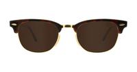 Red/Havana Ray-Ban RB5154-49 Clubmaster Glasses - Sun