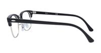 Shiny Black Ray-Ban RB5154-49 Clubmaster Glasses - Side
