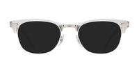 White Transparent Ray-Ban RB5154-51 Clubmaster Glasses - Sun