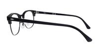 Matte Black Ray-Ban RB5154-53 Square Glasses - Side