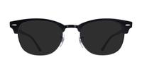 Matte Black Ray-Ban RB5154-53 Square Glasses - Sun