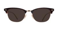 Red/Havana Ray-Ban RB5154-53 Square Glasses - Sun