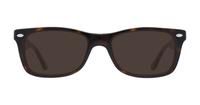 Dark Havana Ray-Ban RB5228-50 Square Glasses - Sun