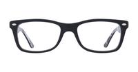 Matte Black Ray-Ban RB5228-50 Square Glasses - Front