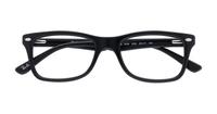 Shiny Black Ray-Ban RB5228-50 Square Glasses - Flat-lay