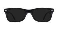 Shiny Black Ray-Ban RB5228-50 Square Glasses - Sun