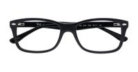 Black Ray-Ban RB5228-53 Square Glasses - Flat-lay