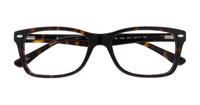 Tortoise Ray-Ban RB5228-53 Square Glasses - Flat-lay