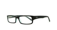 Black / Grey Ray-Ban RB5246 Rectangle Glasses - Angle