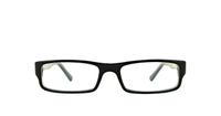 Black / Grey Ray-Ban RB5246 Rectangle Glasses - Front