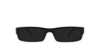Black / Grey Ray-Ban RB5246 Rectangle Glasses - Sun