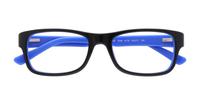 Black / Blue Ray-Ban RB5268-50 Rectangle Glasses - Flat-lay
