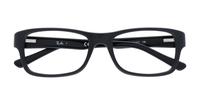 Matte Black Ray-Ban RB5268-52 Rectangle Glasses - Flat-lay