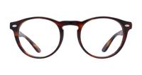 Striped Havana Ray-Ban RB5283-49 Round Glasses - Front