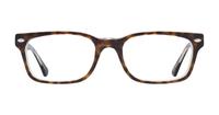 Havana Ray-Ban RB5286 Rectangle Glasses - Front