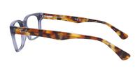 Opal Grey Ray-Ban RB5286 Rectangle Glasses - Side