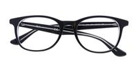 Black Transparent Ray-Ban RB5356 Square Glasses - Flat-lay