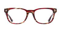 Red Brown Gradient Ray-Ban RB5359 Square Glasses - Front