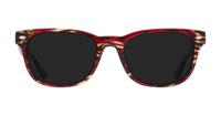 Red Brown Gradient Ray-Ban RB5359 Square Glasses - Sun