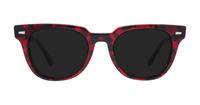 Red/Havana Ray-Ban RB5377 Square Glasses - Sun
