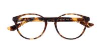 Havana Opal Brown Ray-Ban RB5380 Round Glasses - Flat-lay