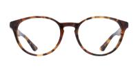 Havana Opal Brown Ray-Ban RB5380 Round Glasses - Front