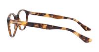Havana Opal Brown Ray-Ban RB5380 Round Glasses - Side