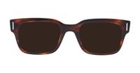 Striped Red Havana Ray-Ban RB5388 Square Glasses - Sun