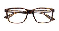 Havana Transparent Ray-Ban RB5391 Rectangle Glasses - Flat-lay